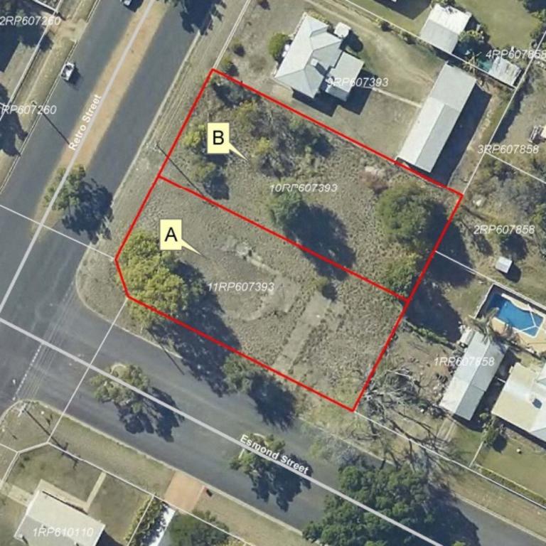 The proposed development would be located at Retro Street, Emerald.