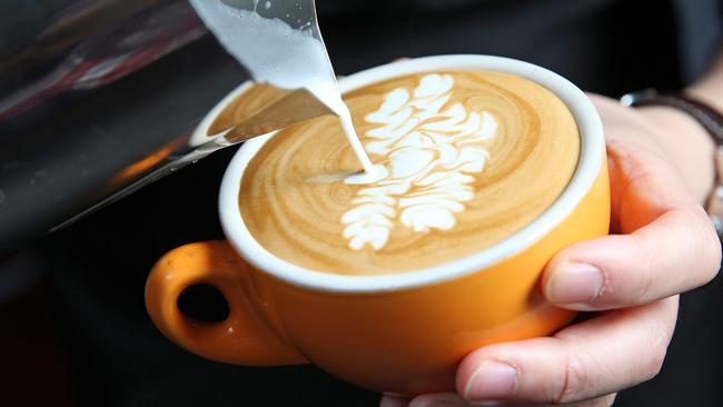 Coffee Art School in Melbourne. Picture: Mark Stewart