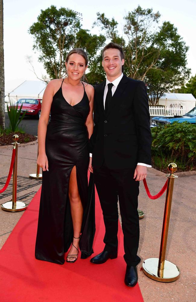 Maddie Walker and Jake Day at year 12 formal, Unity College. Picture: Patrick Woods.