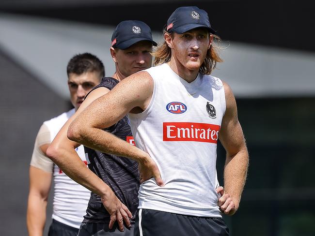 AFL. Collingwood pre-season training at AIA Vitality Centre. Nathan Murphy in the foreground. Picture: Ian Currie