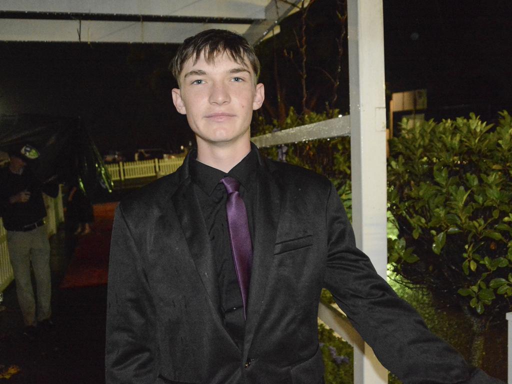 Whylie McGregor at Wilsonton State High School formal at Clifford Park Racecourse, Wednesday, November 13, 2024. Picture: Tom Gillespie