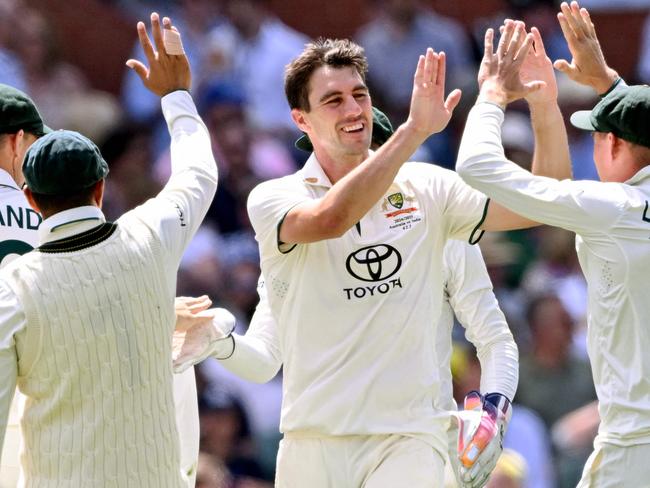 Australia, captained by Pat Cummins, will take on India in a crucial Boxing Day Test at the MCG. Picture: William West/AFP