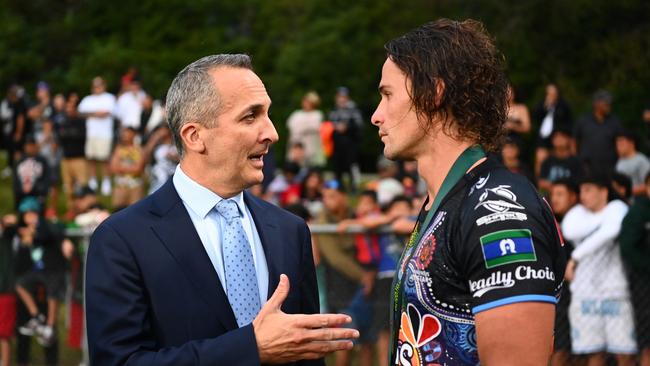 The NRL has confirmed the Sharks will be allowed to host a finals game next week if they earn the right. Picture; Hannah Peters/Getty Images