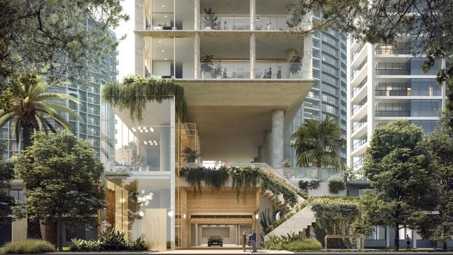 Artist impression of Little Projects' Broadbeach tower