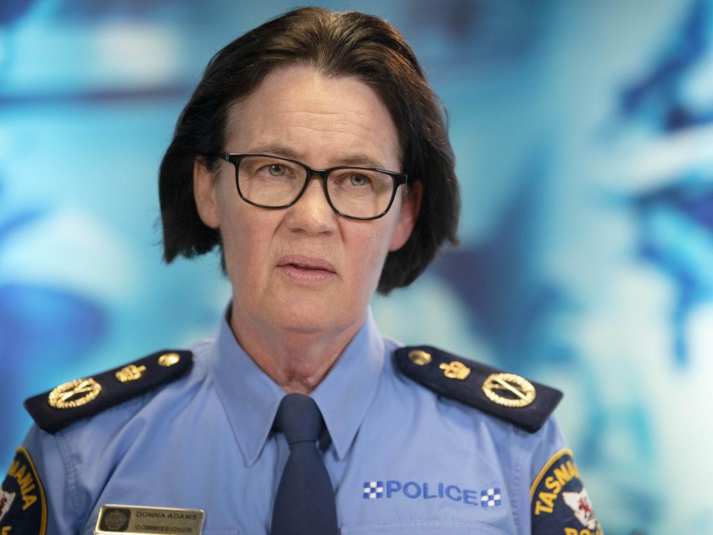 Tasmanian Police Commissioner Donna Adams has encouraged witnesses to continue coming forward. Picture: Chris Kidd