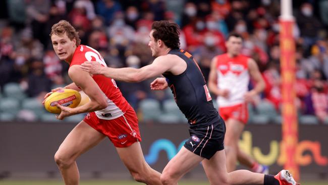 Swan Jordan Dawson will head home to South Australia, it’s just a matter of which club he picks. Picture: AFL Photos/Getty Images