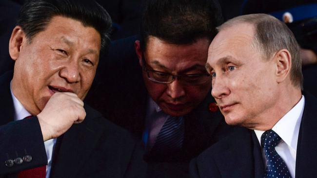 Xi and Russian President Vladimir Putin have a close alliance. Picture: AFP