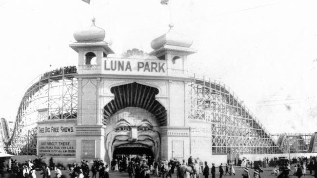 Melbourne's Luna Park opened in 1912. Picture: Luna Park