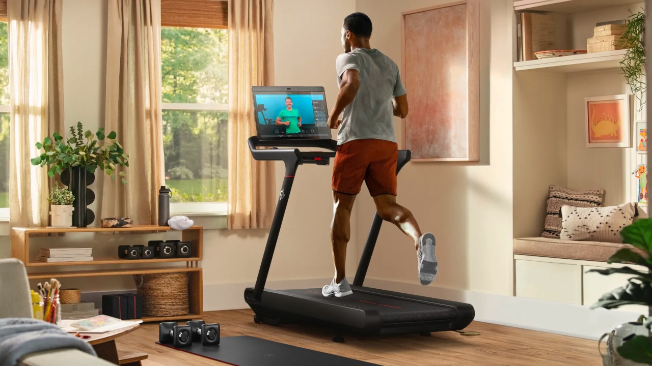 Peloton running best sale without tread