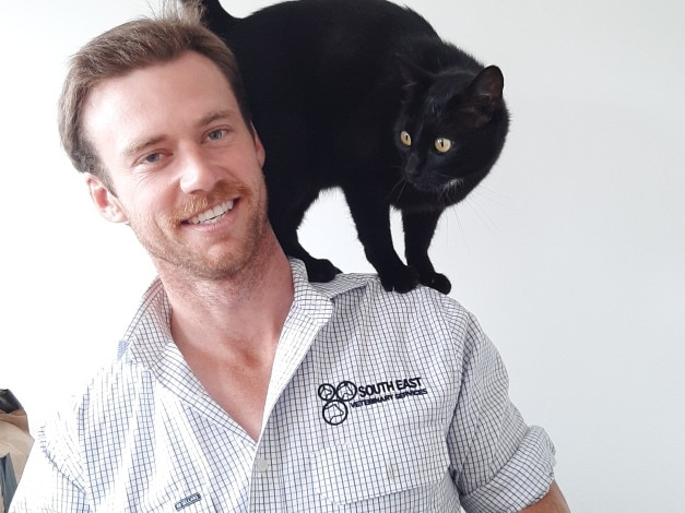 Ben Tett is one of  the many successful Charles Sturt University Veterinary Science graduates . Picture - supplied.