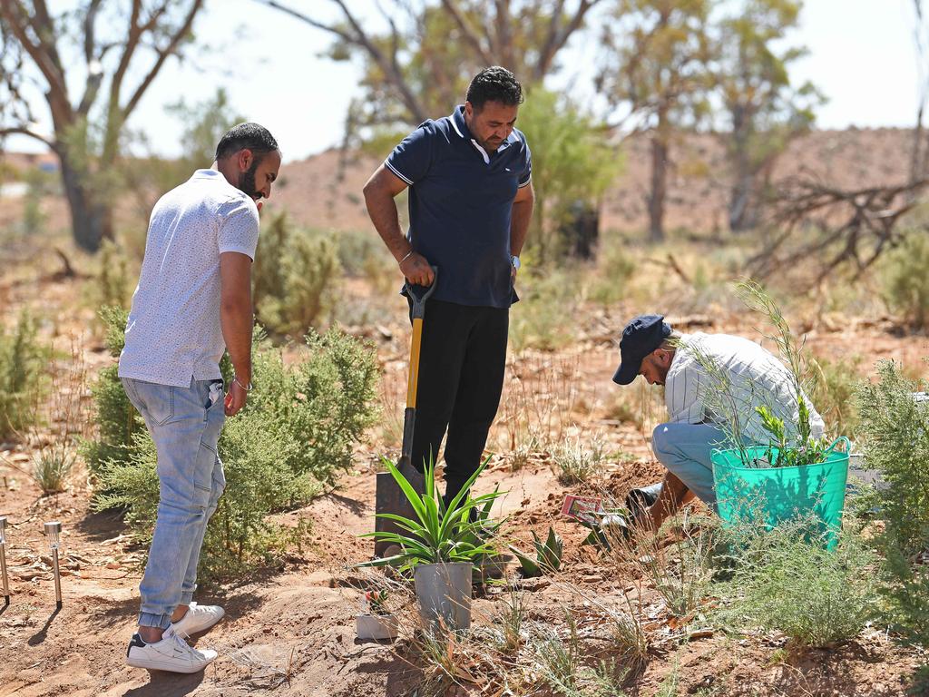 They planted trees near where she was buried as a way to remember her legacy. Picture: Tom Huntley