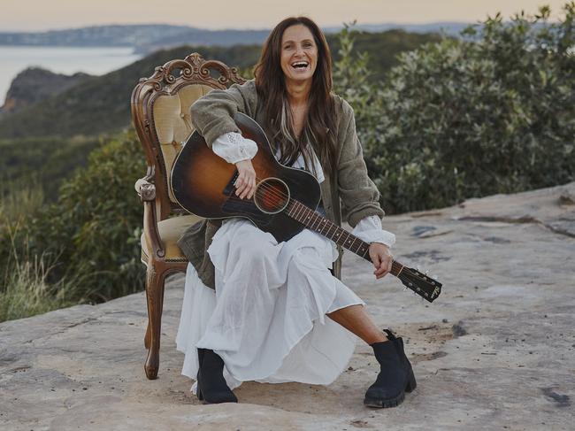 EMBARGO FOR TWAM, 28 SEPTEMBER 2024. FEE MAY APPLY. Kasey Chambers, Australian Country musician photographed at the Central Coast for The Weeekend Australian Magazine. 26/8/2024 Picture James Horan