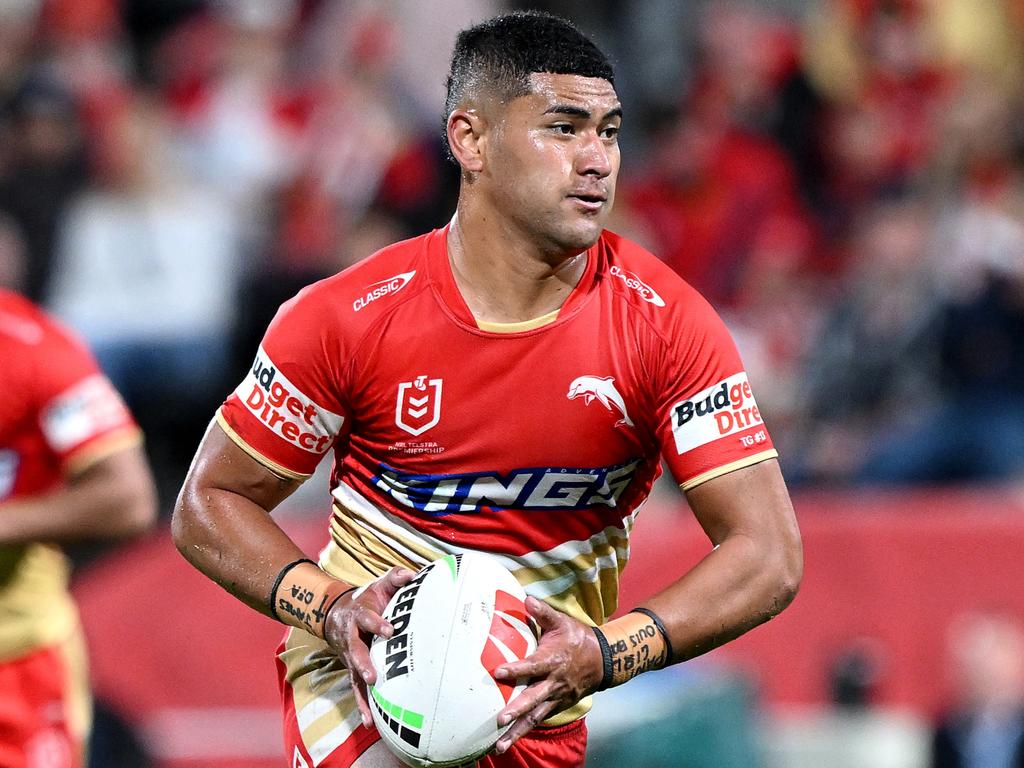 Isaiya Katoa has been voted as the most prized player under the age of 23 in the NRL. Picture: Bradley Kanaris/Getty Images