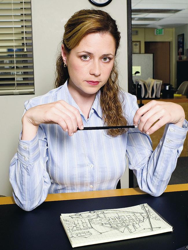 Jenna Fischer played Pam Beesly on The Office. Picture: NBC/Mitchell Haaseth