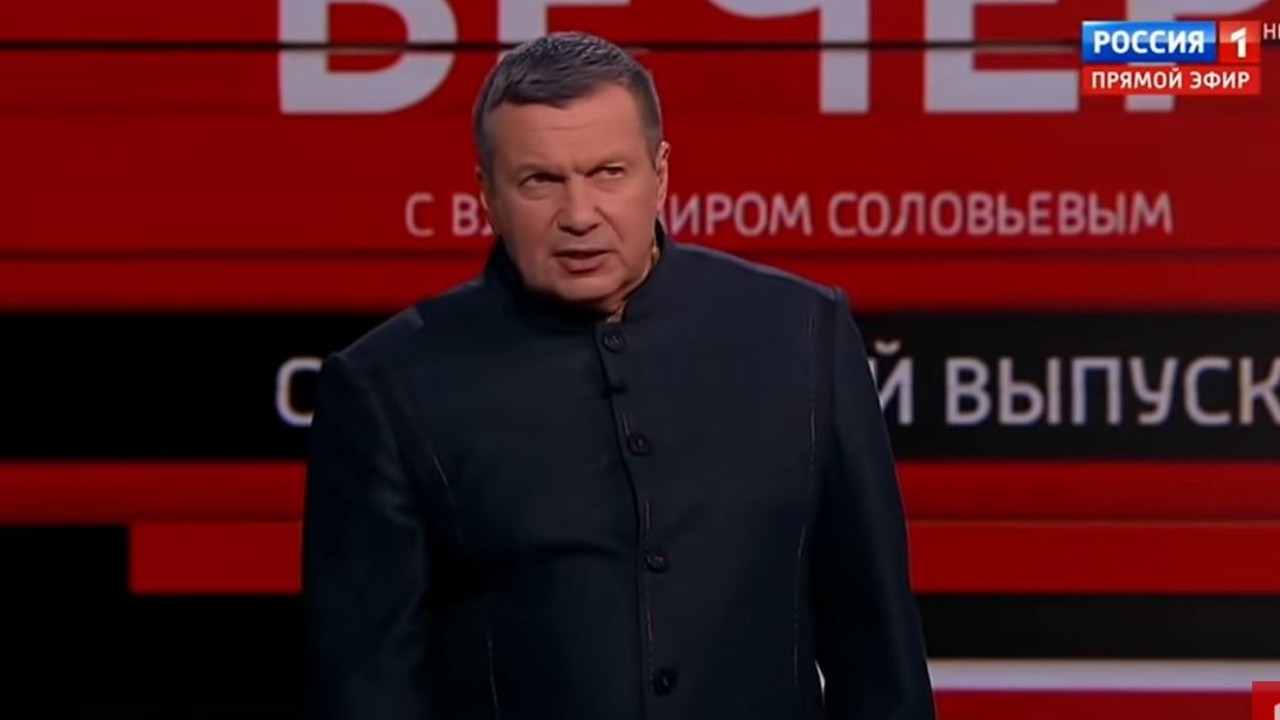 Russian TV host Vladimir Soloviev.