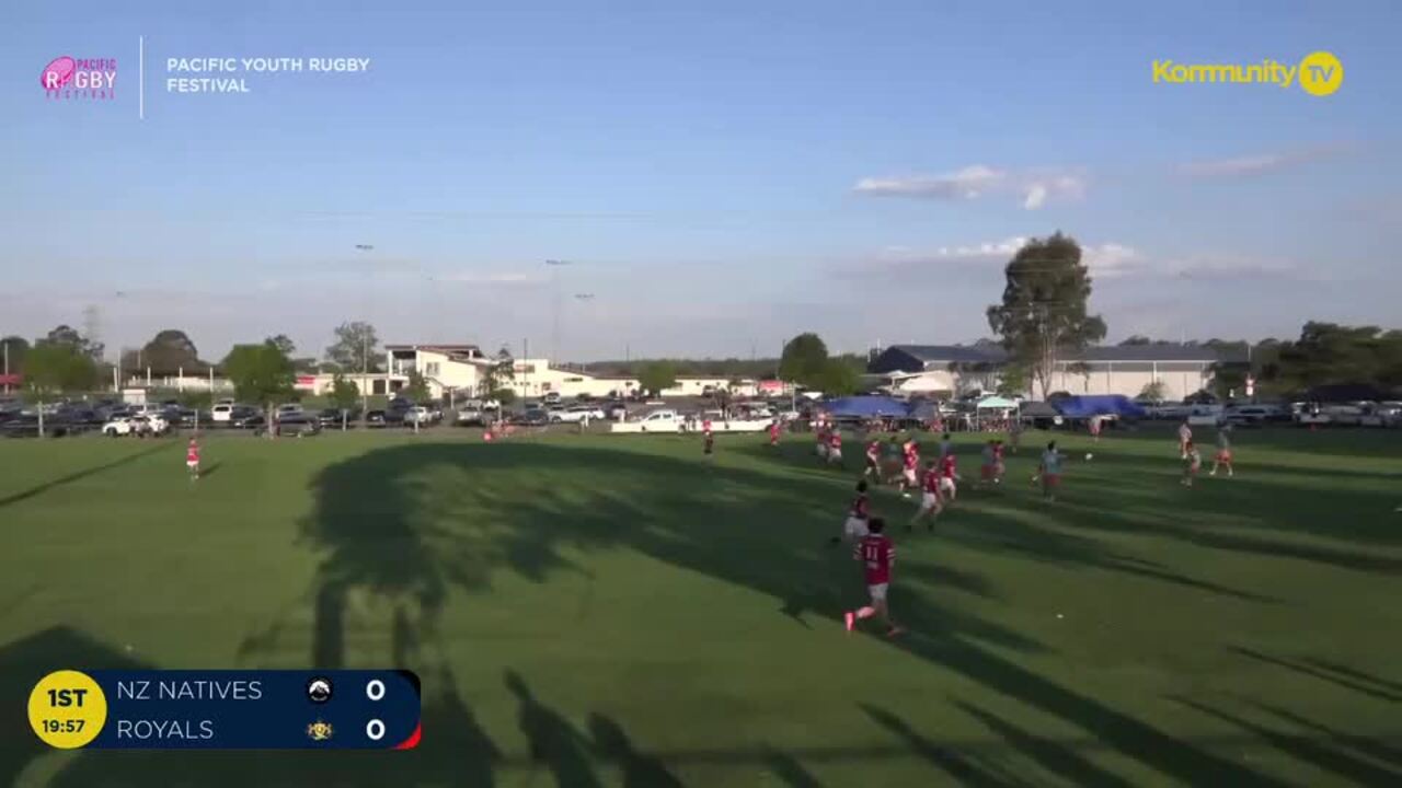 Replay: New Zealand v Queensland Royals (U18 boys) - 2024 Pacific Youth Rugby Festival Day 2