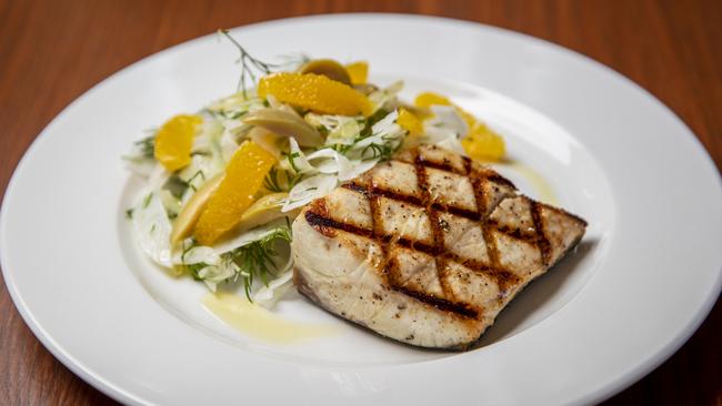 The kingfish is served differently at Lagotto. Picture: Nicole Cleary