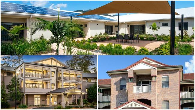 Three of the 16 Queensland nursing homes that have been deemed a serious risk in a damning aged care audit.