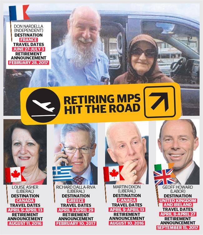 The retiring MPs who hit the road.