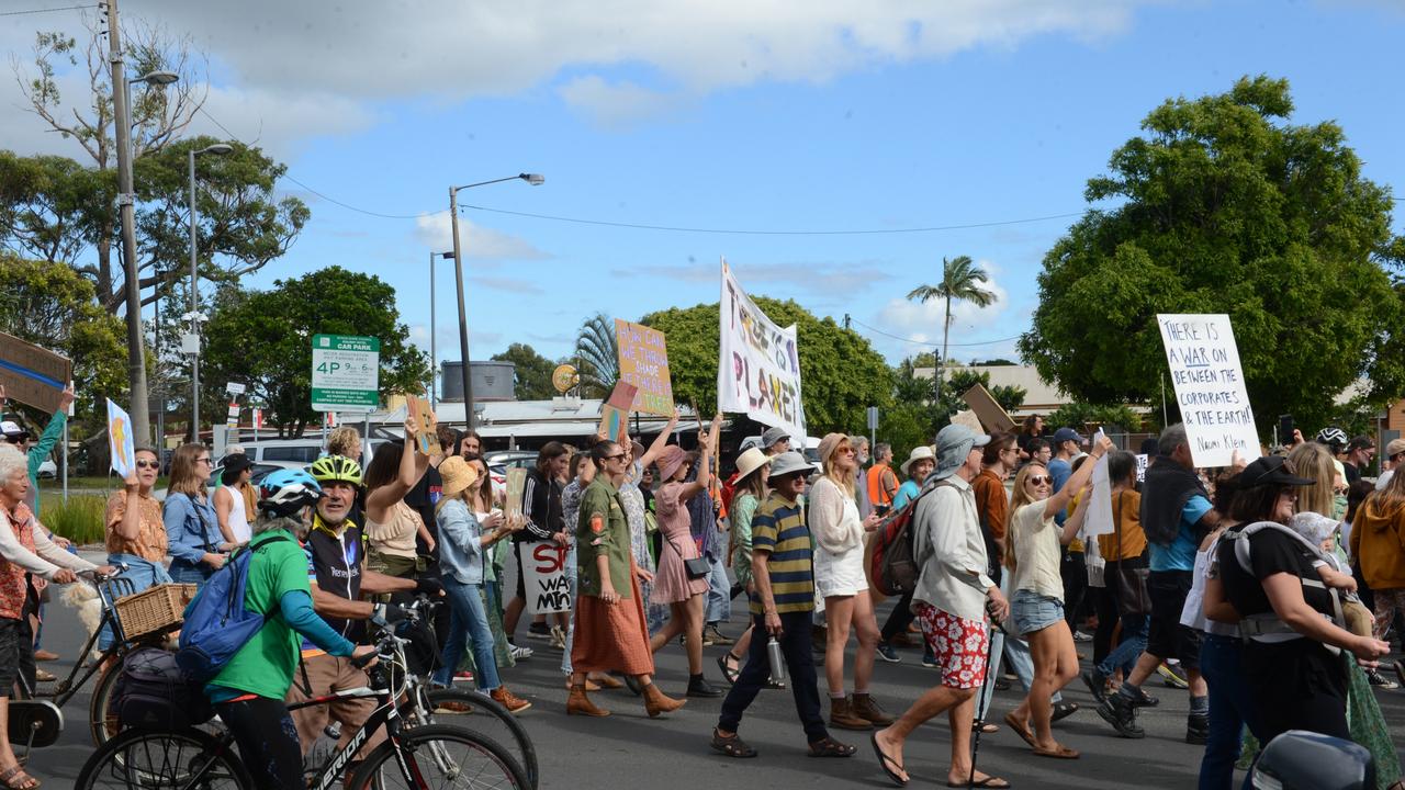 A School Strike for Climate protest was held in Byron Bay on Friday, May 21, 2021. Picture: Liana Boss