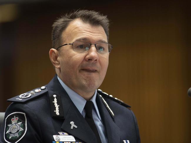 AFP Commissioner Reece Kershaw who is aggressively targeting child abuse offenders Picture: NCA NewsWire/Gary Ramage