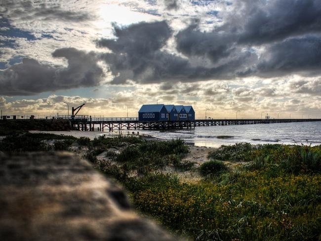 Busselton Jetty on the southwest coast of Western Australkia