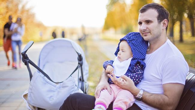 Employers are increasingly encouraging dads to take parental leave and spend time bonding with their newborn babies. Picture: istock
