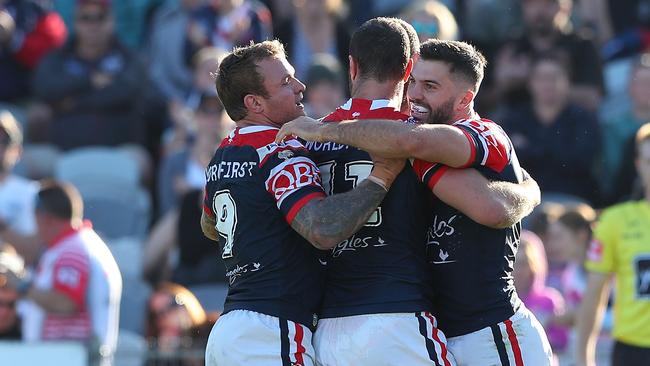 The win secures the Roosters place in the top eight.