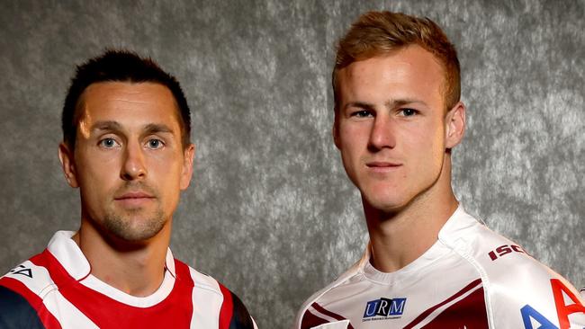 Mitchell Pearce and Daly Cherry-Evans could join forces at Manly. Picture Gregg Porteous
