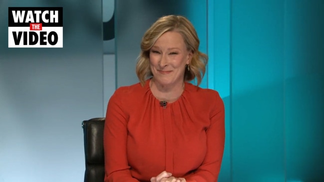 Leigh Sales sheds a tear as she leaves 7.30