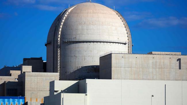 The Barakah Nuclear Power Plant in Abu Dhab. Picture: Barakah Nuclear Power Plant/AFP