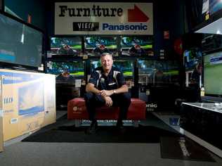 Manager of the Lismore Chandlers Michael Haddin is expecting an increase in digital TV sales over Christmas as the old analog TV signal is switched off. Picture: Jay Cronan