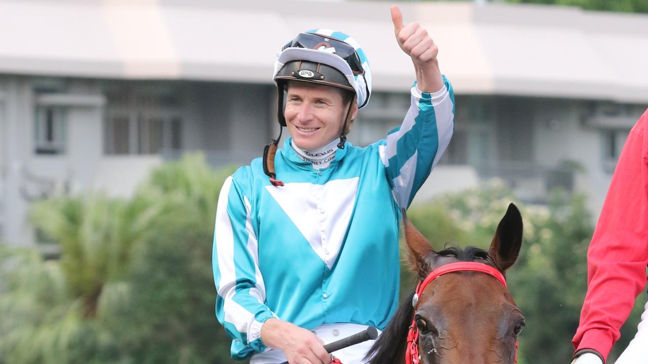 James McDonald heads to Gosford to ride exciting debutant Ozzmosis for trainer Bjorn Baker. Picture: Grant Guy