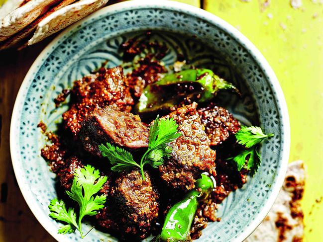 TWAM-20170311 EMBARGO FOR TWAM 11 MARCH 2017 NO REUSE WITHOUT PERMISSION Andhra Lamb dish by Anjum Anand Pic : supplied