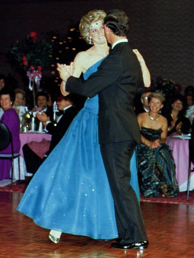 Charles and Diana dance at the Southern Cross Hotel. Picture: Supplied