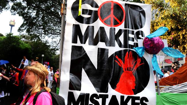 The Sydney Mardi Gras parade began in 1978 as a march and commemoration of the 1969 Stonewall Riots of New York. (Pic: News Corp)