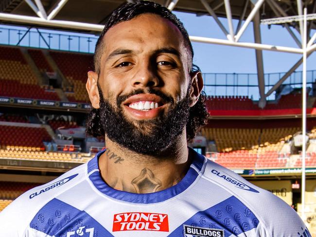 Suncorp Stadium NRL Magic Round 2023 - Kayo.Bulldogs - Josh Addo-Carr.Picture: Nigel Hallett