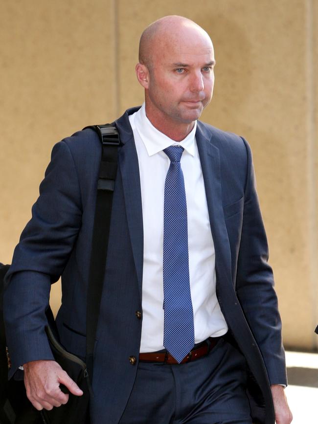 Ray Deetlefs leaving Federal Court in Brisbane. Picture: Steve Pohlner/AAP