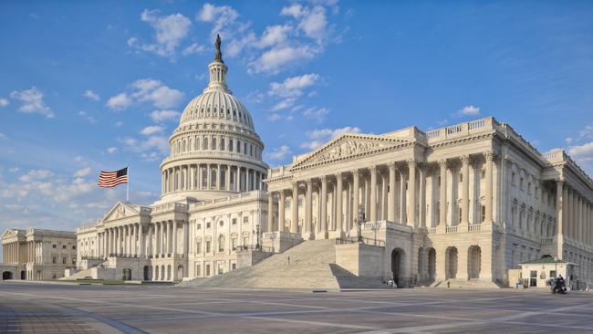 The US Capitol with the Senate Chamber in the foreground.