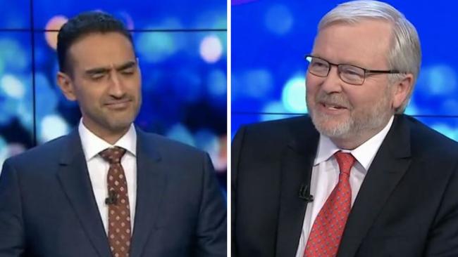 Former Australian Prime Minister Kevin Rudd took The Project panel off-guard tonight with a particularly odd moment while appearing as a guest host.