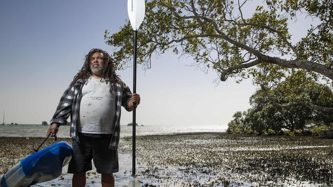 Quandamooka man Mark Jones claims QYAC has not done enough to combat drug and alcohol abuse on the island. Picture: Lachie Millard