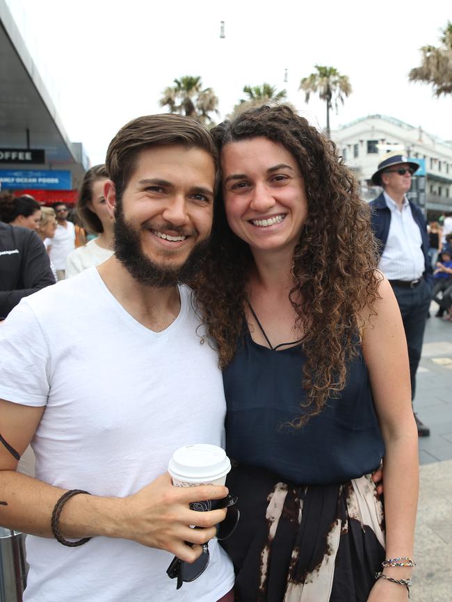 John Mete and Gabriella De Candia at the 2017 Manly Jazz festival. (AAP/Image Annika Enderborg)