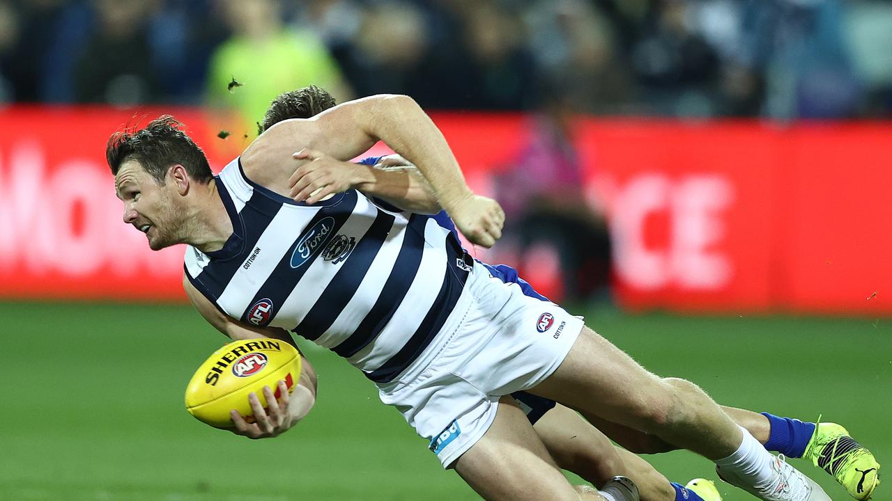 Patrick Dangerfield will undergo surgery. Picture: Robert Cianflone/Getty Images