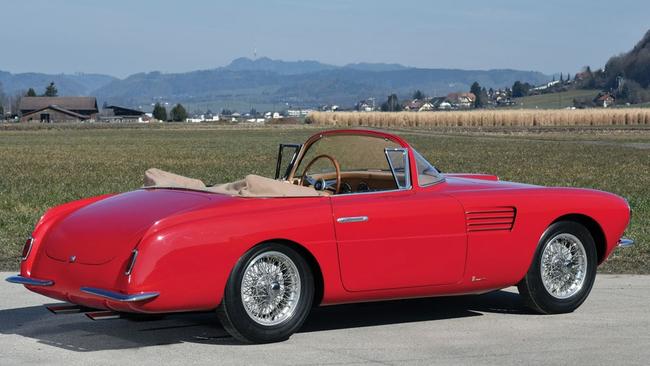 The 1953 Fiat 8V, valued at about $2 million.