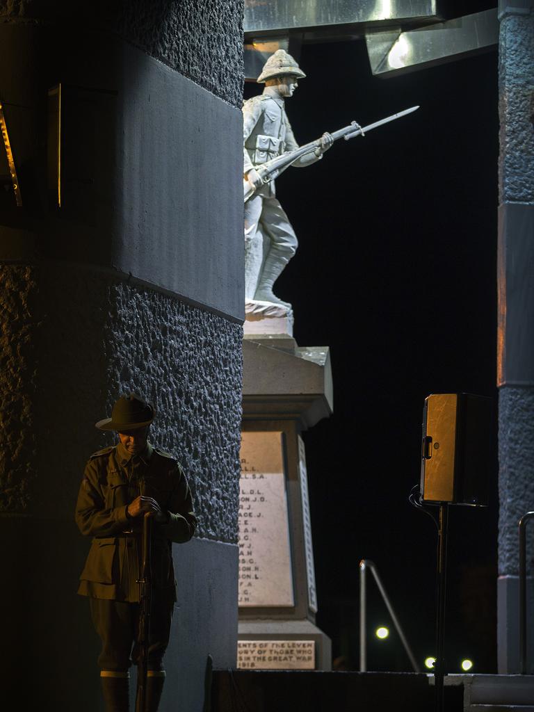 Ulverstone Dawn Service. PICTURE CHRIS KIDD