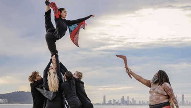 Featuring a Dreamtime inspired story, How the Birds got their Colours fuses traditional First Nations dance with contemporary circus.