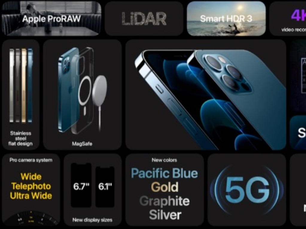 The top models are the iPhone 12 Pro and Pro Max, which start at £999.