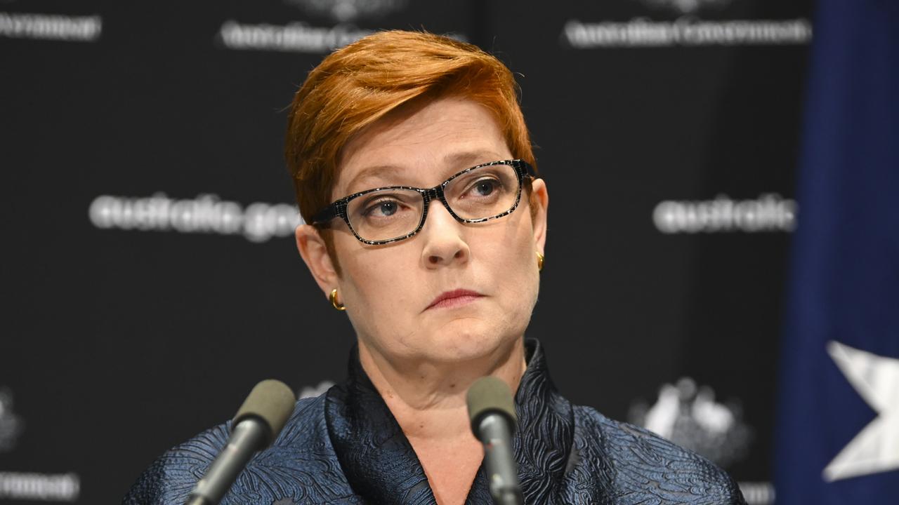 In April, Foreign Minister Marise Payne wanted answers over COVID which upset Beijing. Picture: Lukas Coch/AAP