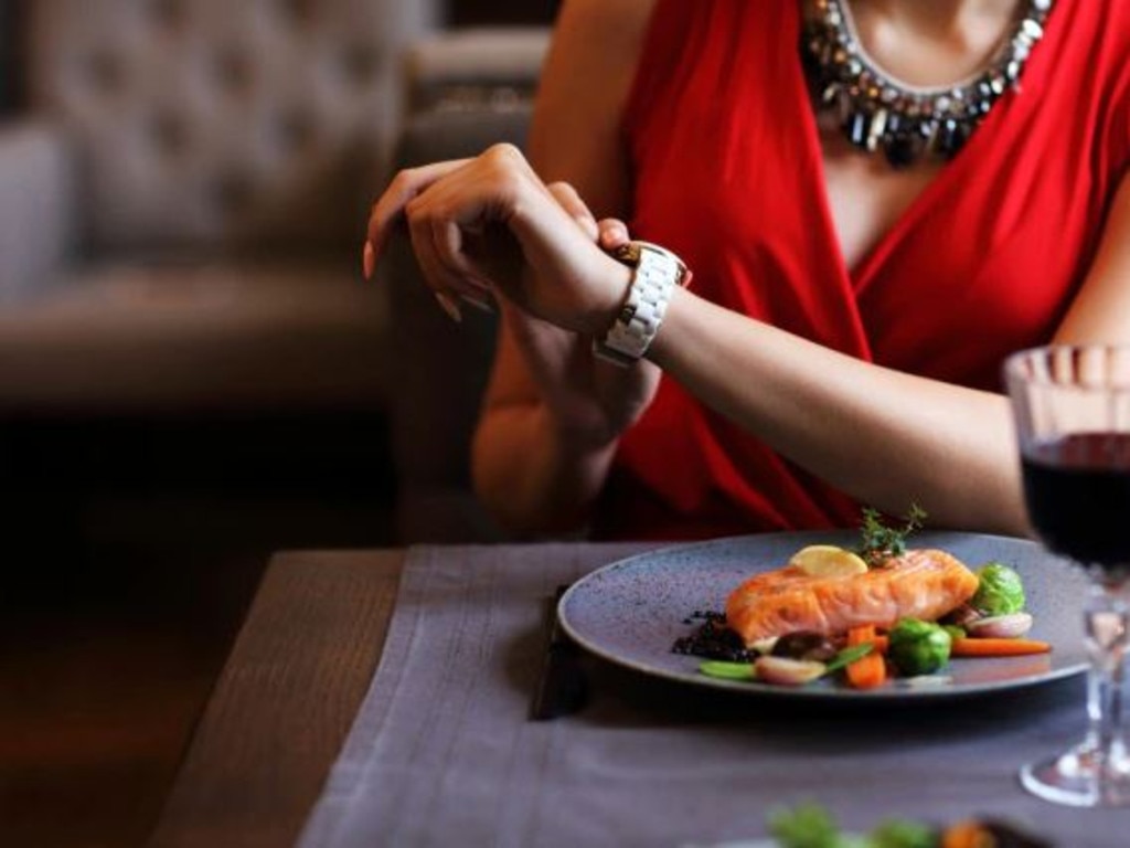 She left her husband at the restaurant and split the bill. Pictured: iStock