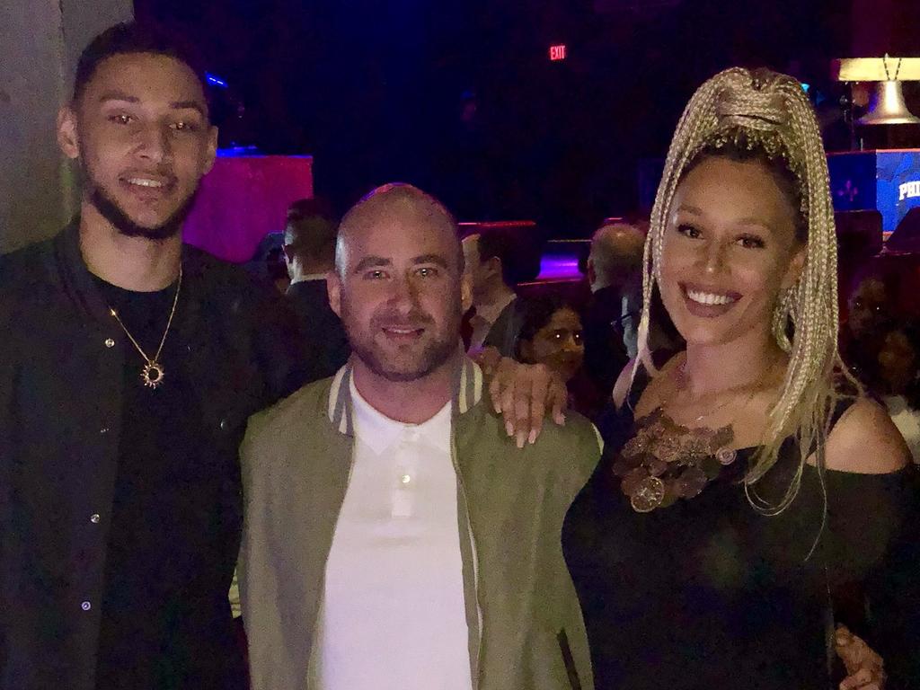 Ben Simmons, Sean Tribe and Olivia Simmons.